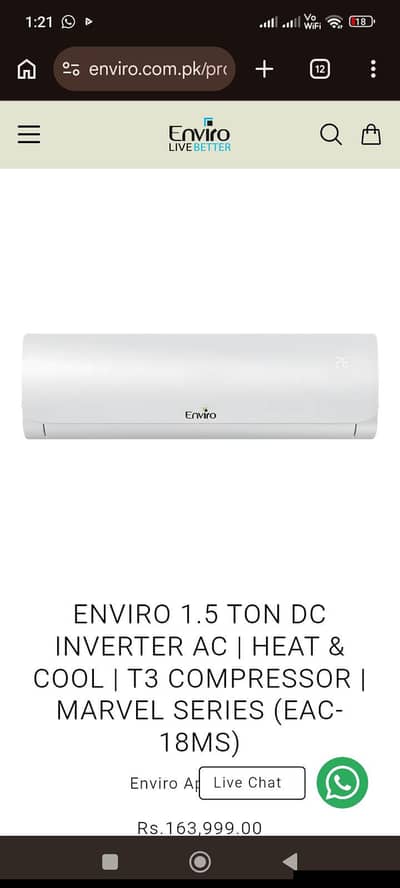 new AC sale kr Raha dabba pack