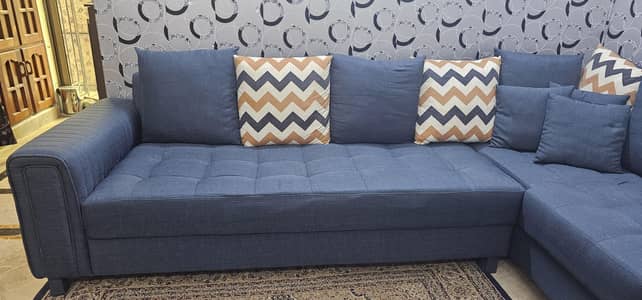 5 seater L shaped sofa