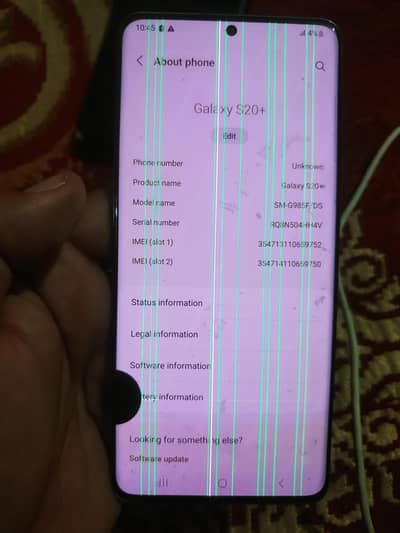 Samsung Mobile S20 Plus