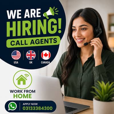 English Call Agents (Work From Home)