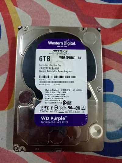 Hard Drive 6TB
