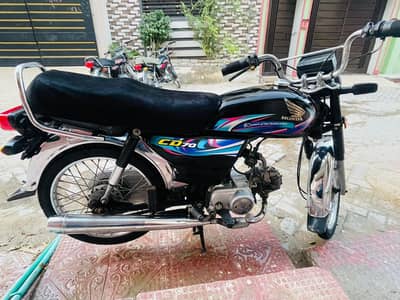 Honda CD 70 2024 model applied