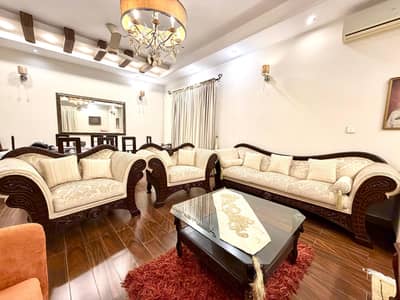Sofa set with centre table & side tables