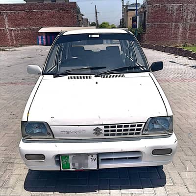 Suzuki Mehran VX Euro II 2019 White AC Urgent Sale