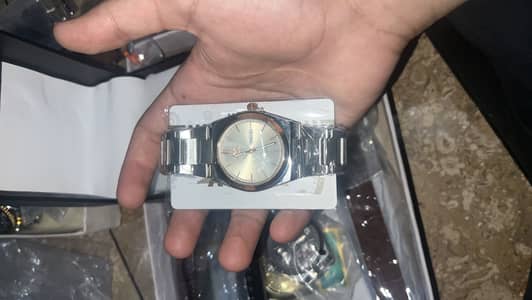 Men watch