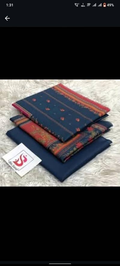 3 Piece Printed Lawn By Bin Saeed