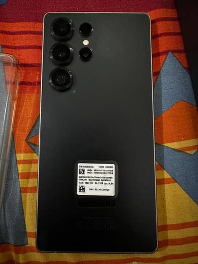 Samsung S25 Ultra Black - 10/10 Condition With Box & Premium Case