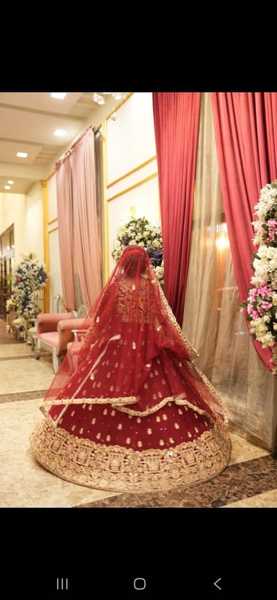 Maroon Bridal Maxi - Bridal dress - Shalima Bride