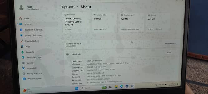core i7 8th generation vpro