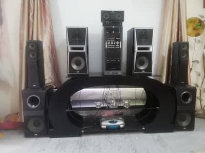 JVC Amplifier 7 chanal / Home theater 7 chanal /  jvc Woofar speakers