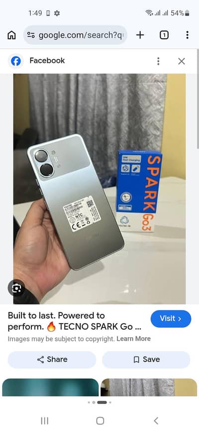 TECHNO SPARK GO 3 NEW ONE MONTH USE