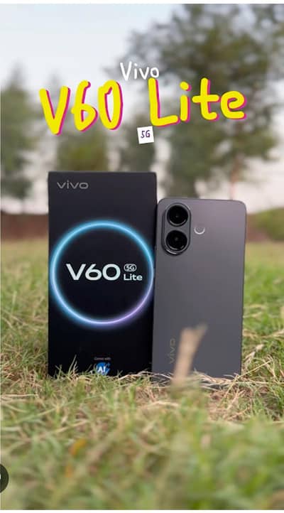 Vivo V60 lite 5G 12GB 256GB full box charger available