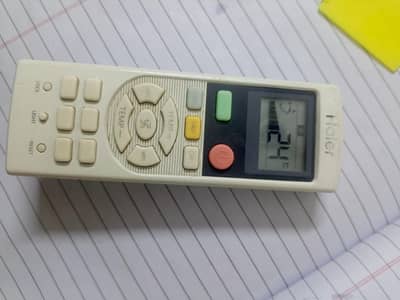 haier ac remote