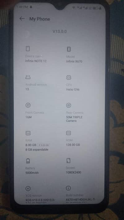 Infinix Note 12