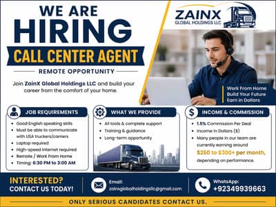 Hiring Call Center Agent (Remote Job)
