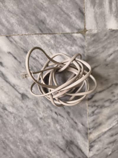 Ethernet cable with installed RJ45 connector