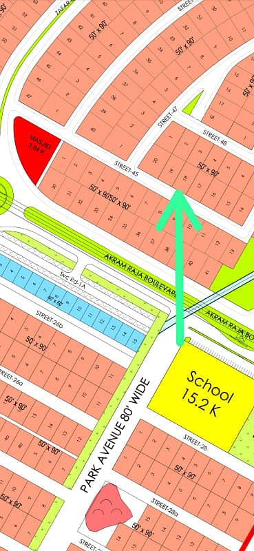 1 Kanal Plot for Sale DHA 5 Islamabad