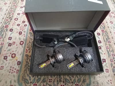 LED head lights  H4 high powerful  lights trow and clarity  3 mont