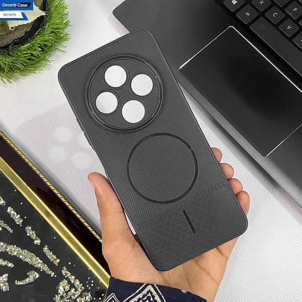 Premium 3D line Texture Back Case for Xiaomi Poco C75