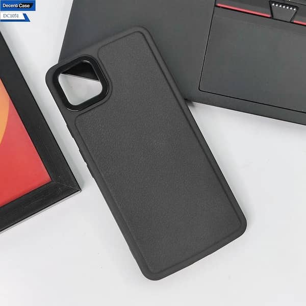 Premium Leather Texture Case for Google Pixel 4 XL - Brown with Soft Borders