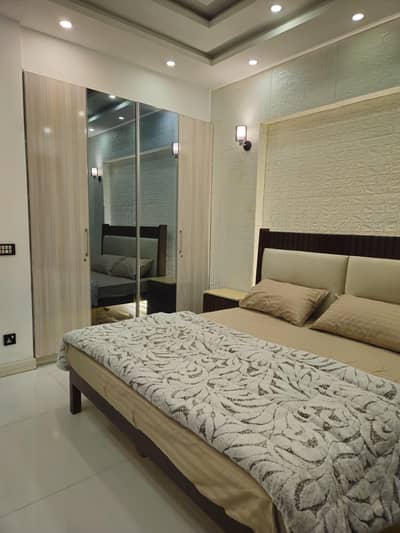 wooden bed side table with