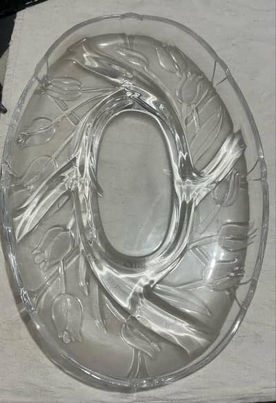 glass dry fruit tray