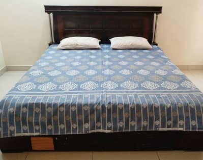 Double Bed Heavy wood