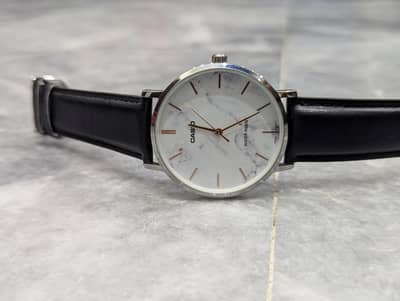 Original Casio MTP-VT01L Marble Dial Watch