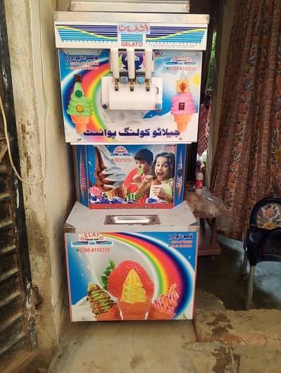 Gelato Ice Cream Machine | 3 Nozzle Soft Ice Cream Machine