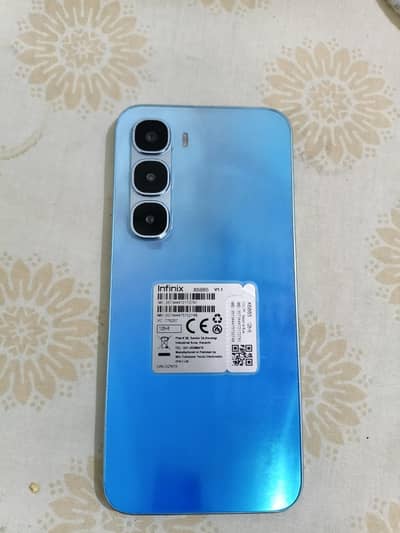 infinix hot 60 pro 8+8 128 gb blue color only 5 month use 10by10 cond
