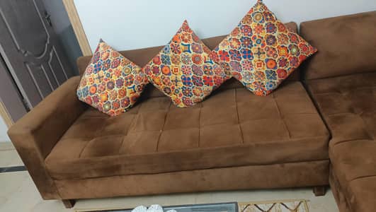 Sofa L shaped 7 seater