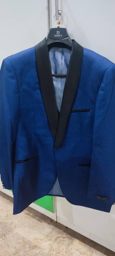 Original Diner's Italian Style 2-Piece Suit – Royal Blue – Size 42