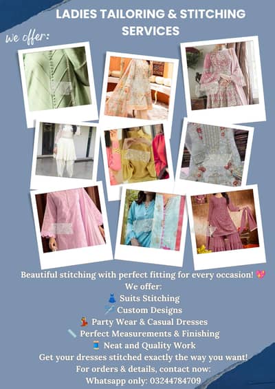 Ladies suit stitching service
