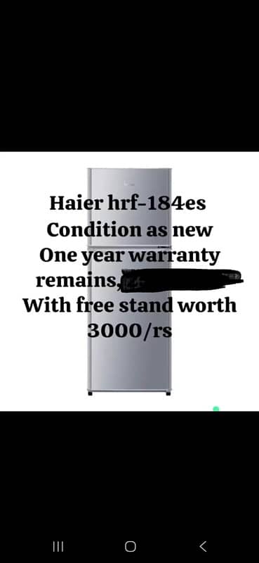 like a new fridge