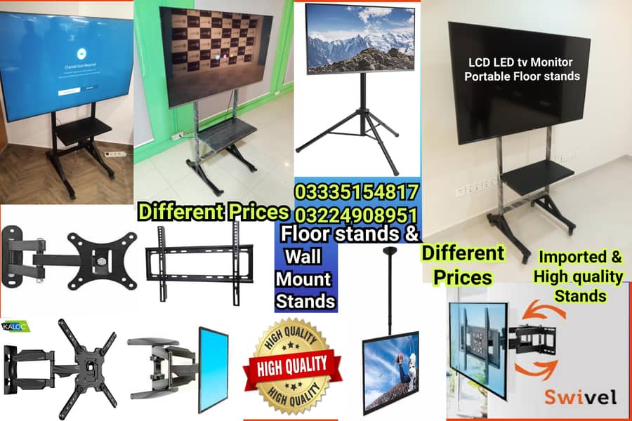 LCD LED tv wall mount bracket adjustable imported stand 1