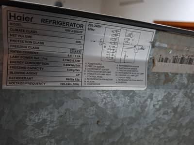 Haier 408L Inverter Refrigerator – Excellent Condition