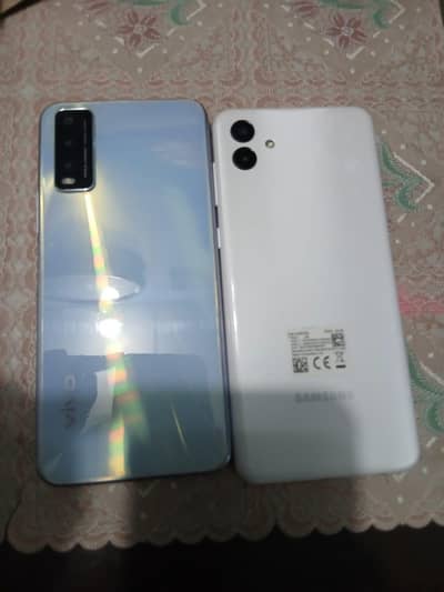 Samsung Mobile A03 and vivo y20 with box