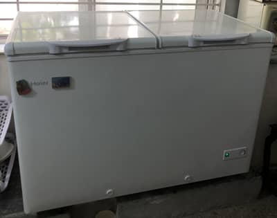 Haier double door freezer in good condition