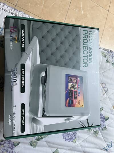 Touch screen projector