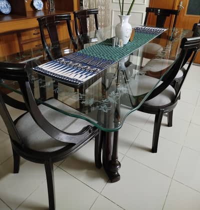 Dining table with 8 chairs