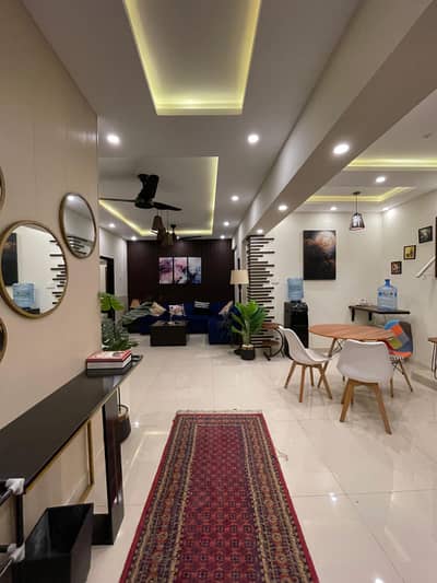 G 13.7 Marla Furnished House Ground Potion available for Rent