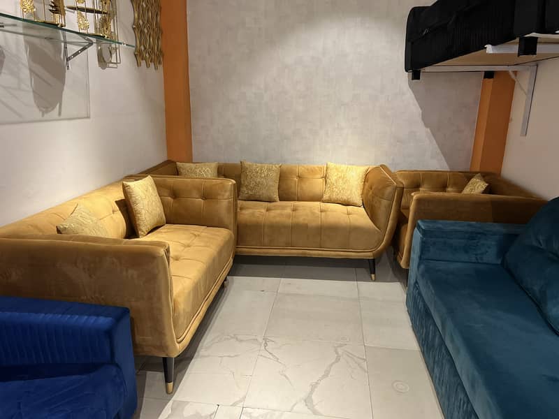 6 Seater Sofa Set || SOLID WOODEN SOFAS SET | SOFA SET 10