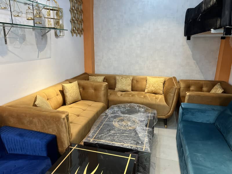6 Seater Sofa Set || SOLID WOODEN SOFAS SET | SOFA SET 14