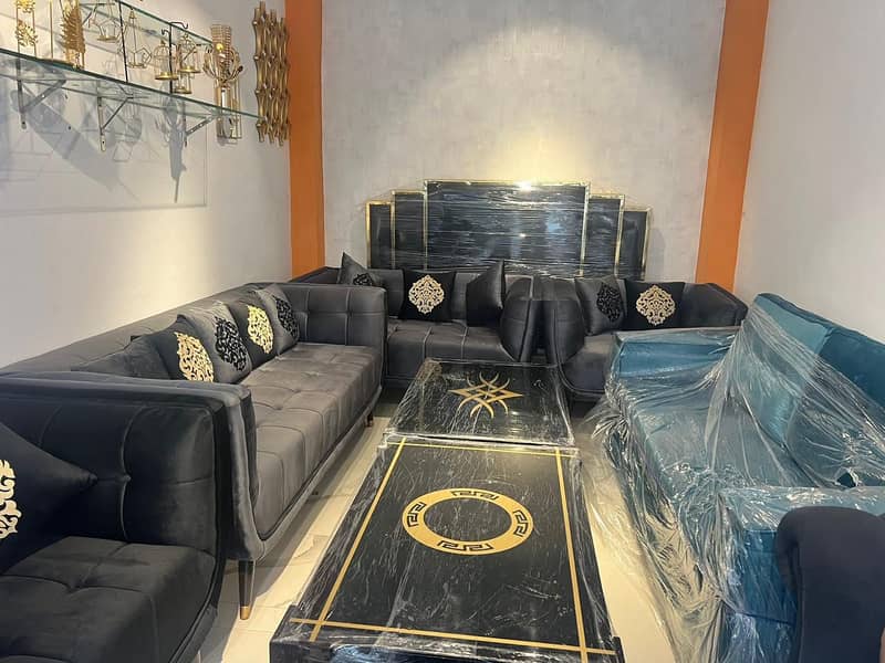 6 Seater Sofa Set || SOLID WOODEN SOFAS SET | SOFA SET 15