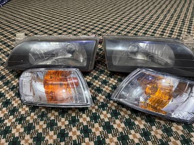 98 Corolla Headlights and Corner Ligjts/ Fender Indicators