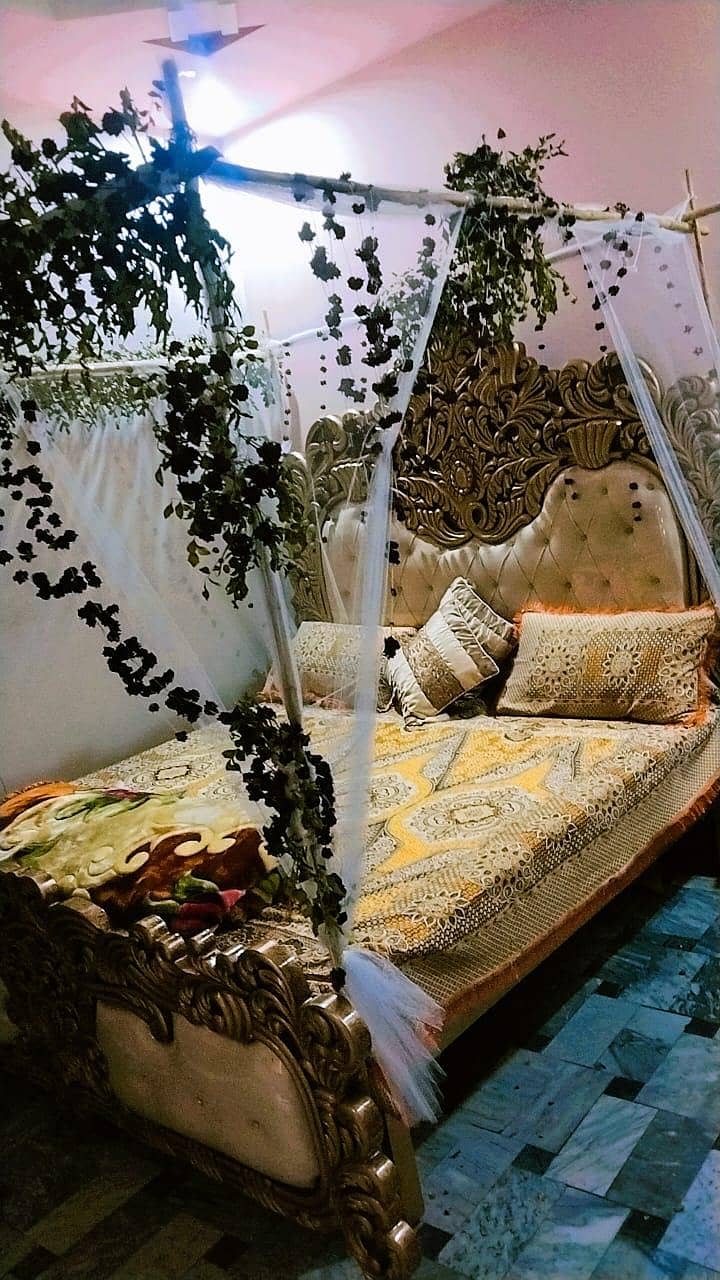 Bed, Side Table, Dressing Table & Iron Table 2