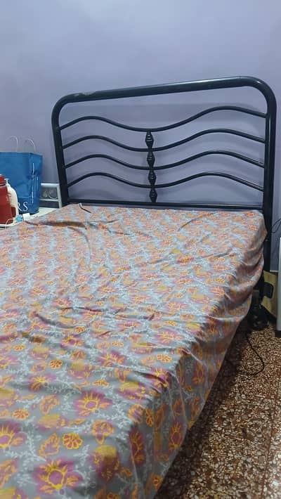 Iron double bed