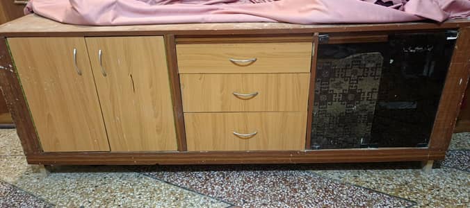 Drawer-cum-Iron stand & study table