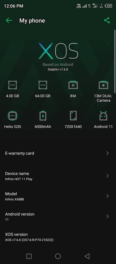 Infinix hot 11 play