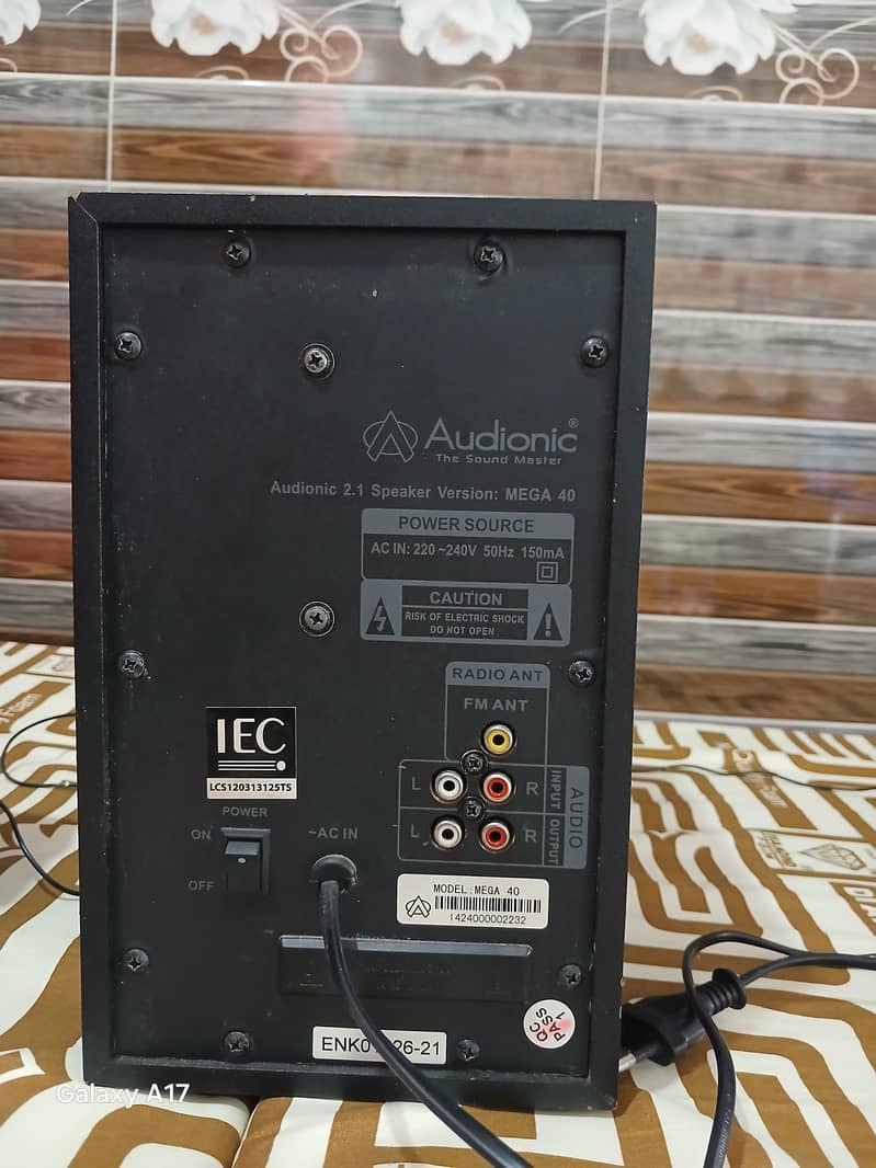 Audionic Mega 40 2.1 computer speakers 6